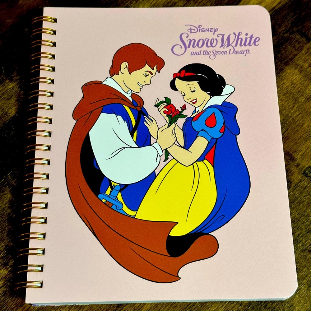 New Snow White Prince Charming Disney Spiral Notebook